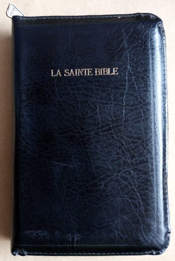 Bible Louis Segond (Onglet Doré de Poche cuir noir)